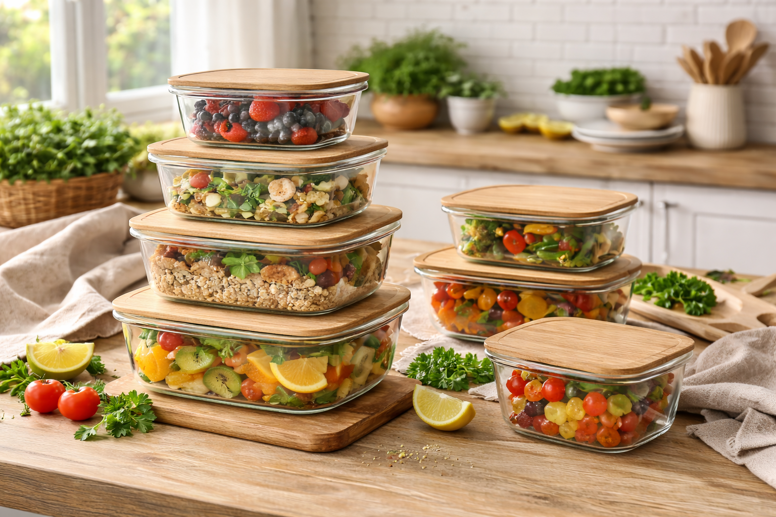 almacenamiento tuppers cocina sin toxicos