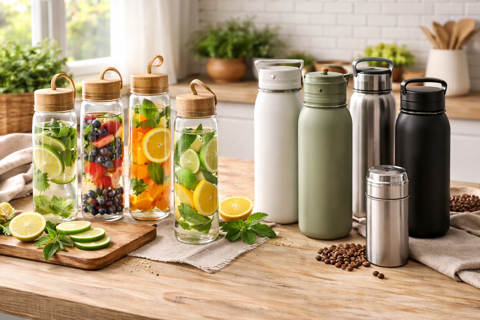 botellas termos cocina sin toxicos