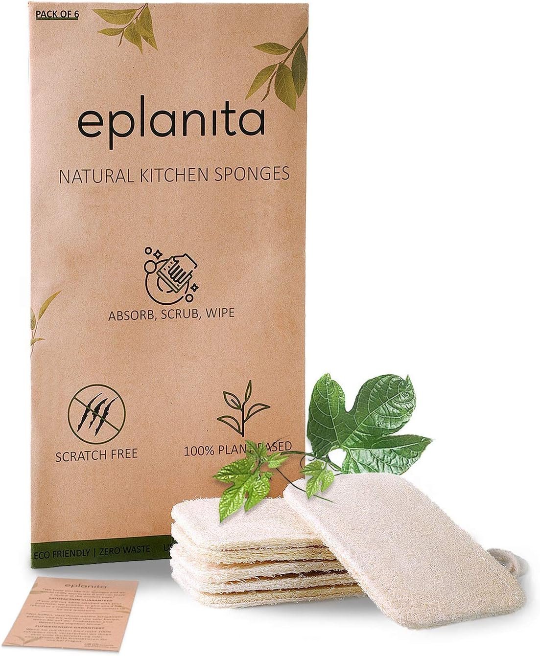 luffa esponja vegetal natural sin plastico cocina sin microplasticos