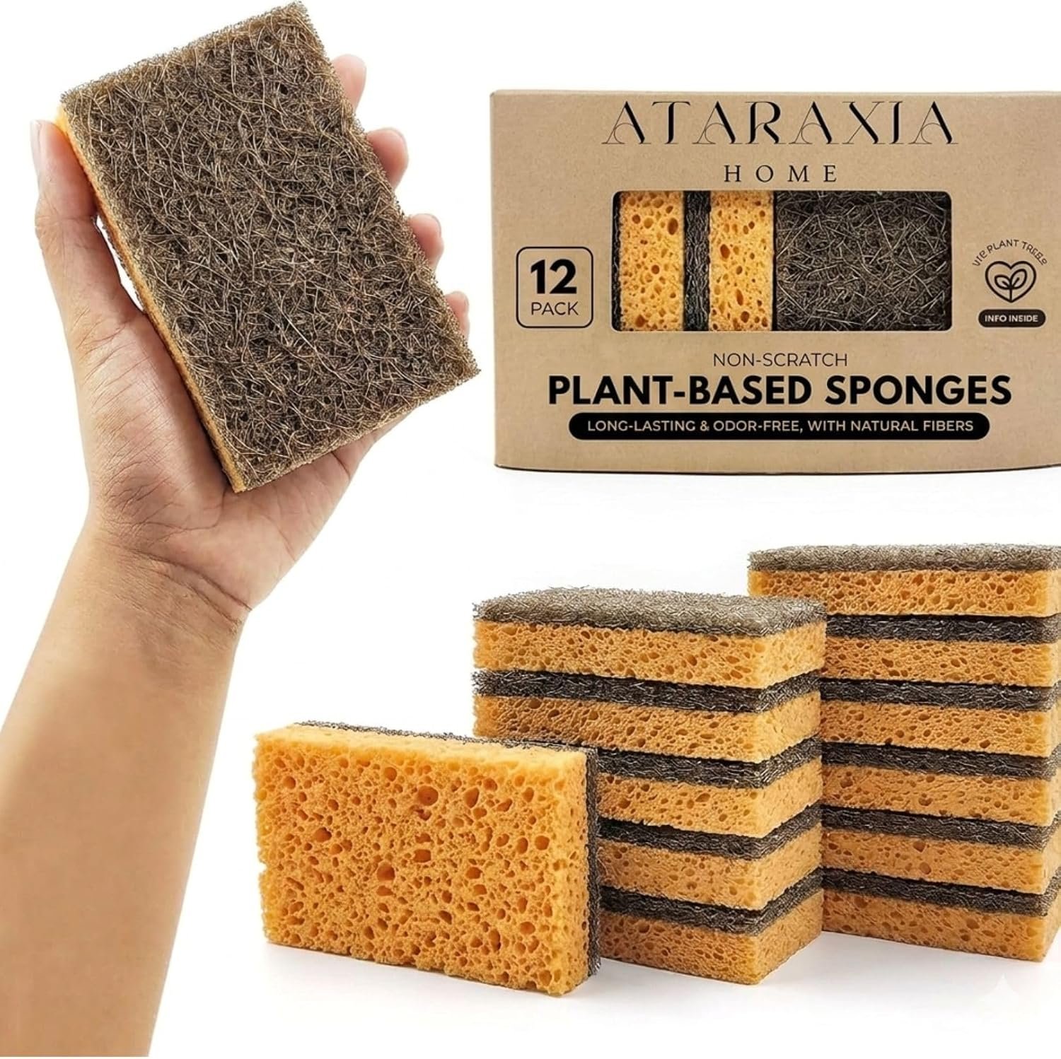 estropajo fibra coco natural sin microplasticos alternativa estropajo verde